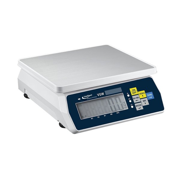 Uwe Decigram Balance, 10000 g, .1 g, Toploader, HI-LO-GO, RS232, Rechargeable Battery, 3 Color Display VGW-10001